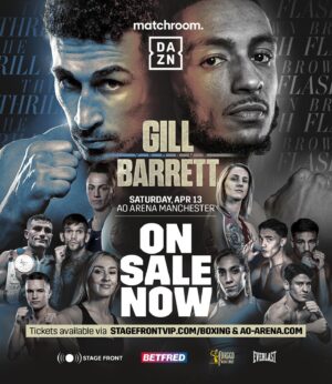 Jordan Gill Instagram - 🤜 #GillBarrett 🤛 

It's shaping up to be a 𝐡𝐮𝐠𝐞 night in Manchester 💯