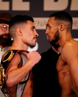 Jordan Gill Instagram - 𝐈𝐍𝐓𝐄𝐍𝐒𝐄 😤

#GillBarrett | April 13 | Live on DAZN