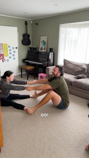 Jordan Watson Instagram - Is this one possible? 
#couplechallenge #fitnesschallenge #marriedlife #ouch