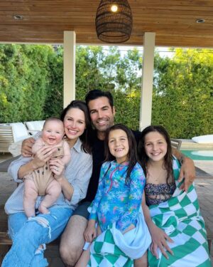 Jordi Vilasuso Instagram - Happy birthday (yesterday! 🎉) and happy Father’s Day to the BEST husband and the BEST daddy these 3 (😭🙏🏻) girls and I could have ever asked for. @jordivilasuso - thank you for making us feel seen and safe and cherished day in and day out, for making our happiness your number one priority, and for loving us so so well. 

We walked through so many unknowns together this past year and you lead us with strength and an unwavering faith every step of the way. From the 30  doctors appointments that you held my shaky hands, the afternoons spent on the couch praying over my belly when the contractions wouldn’t stop and the fear of losing our girl was crippling, the long walk down the corridor together when she was being transferred to the NICU, the tiny hospital bed we shared with the sounds of the monitors beeping in the background while we prayed for her healing. So many terrifying moments that you were truly my strength when I was feeling so weak, never failing to point me to Him who is our ultimate strength. 

There were also so many joys! Finally meeting our sweet Lucy, watching our Riley and Everly thrive in school and sports and seeing their faith grow exponentially, watching them fall head over heels for their baby sister. 

I am the luckiest to share in the ups and downs with you as we do life together. 🙏🏻 I pray this year brings you all the desires of your heart and that you feel as loved and appreciated as you are today and every day to come. You deserve the world. ❤️