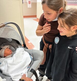 Jordi Vilasuso Instagram - It is with overwhelming joy and the fullest of hearts that we welcome the answer to our prayers, our sweet Lucy Noelle. 💕 We have been waiting so long for you, little girl. ‘You are something between a dream and a miracle.’

Thank you, beautiful friends and family, for the part you have played in this chapter. I wish I could say that it was a purely faith filled journey from our first loss until today, but the God’s honest truth is that knowing you were holding our family in your prayers was often what got us through. I know I’ve said it before, but we are truly forever grateful. 

And to anyone who sees these pictures and feels an ounce of hurt for your own hearts dream- please know that I will never not think about you as I post. I truly never thought this day would come- as evidenced by my complete lack of preparation for this little bundle.. I literally had not bought a thing. But this little girl in my arms is proof that God’s promises are greater than our fears, no matter how big those fears are. I see you, I have been you, I am praying for you. Hold onto your hope. 🙏🏻

We love each of you to the 🌙 .. and also, Riley and Evie are the best big sisters on the planet. ☺️💕