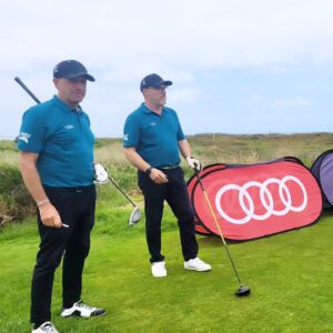 Jorge Gabriel Instagram - Final nacional na praia del rey rumo à Haikou na China.
#audi
#golfconcept
#obidos 
#praiadelrey 
#wcgcportugal 
#bacanasangria