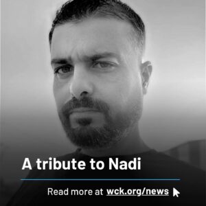 José Andrés Puerta Instagram - Nadi Salem Awad Salout was killed by an Israeli airstrike on August 7 near Deir al-Balah, Gaza. He was a husband and a father of four young children and an integral part of WCK’s team. Colleagues who worked shoulder to shoulder with Nadi remember him as a honest, dedicated, and diligent teammate whose humor brought joy to everyone around him. Learn more about Nadi’s immense contributions to his community: http://wck.org/news/tribute-to-nadi