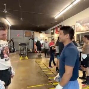 Joselito Velazquez Instagram - Mucho éxito a mi Compa  @canelo  @caneloteam y todo el equipo. #noboxingnolife #canelomunguia #lasvegas #boxing