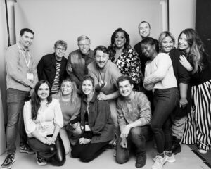 Josh Widdicombe Instagram - A few more images from the shoot for Rob Beckett’s SMART TV for @realskycreative @johnnyace.design with Head team leaders @alisonhammond55 and @josh_widdicombe