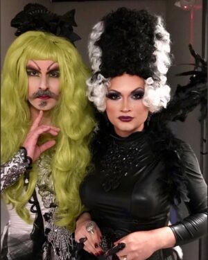 Joslyn Fox Instagram - Throwback to our Bunny and The Fox Halloween show last year.

Come see our best show of the season this Saturday at 3S Artspace in Portsmouth, NH.

Tickets are extremely limited! Grab yours now at eventbrite.com

#bunnyandthefox #dragshow #drag #dragqueens #halloweenshow #halloweendragshow #halloween #portsmouth #portsmouthnh #gayportsmouth
