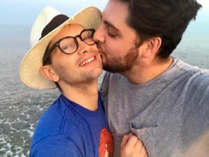 Joslyn Fox Instagram - Changed the destination on GPS when kitty wasn’t looking. Ended up at the beach. #notmad

The most perfect way to end the most perfect weekend full of gigs, traveling, adventures, friends, and PRIDE!

So proud of this beautiful spirit who inspires me everyday to be the best person I can be.

#love #loveislove #pride #gaycouple #beach