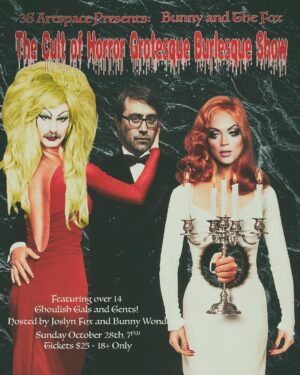 Joslyn Fox Instagram - TONIGHT
The Return of Bunny and the Fox just in time for Halloween!
🐰🦊🎃
Sunday, October 28th, 7PM only at @3sartspace
🐰🦊🎃
Bunny Wonderland and I are DYING to present our Cult of Horror Grotesque Burlesque Show! Over 14 Queens and Burlesque ladies all paying homage to our favorite cult horror films!
🎬
This is our biggest and most BOOtiful show yet...
👻
#bunnyandthefox #portsmouthlove #joslynfox #bunnywonderland #deathbecomesher #grotesqueburlesque #drag #halloween #culthorror #drag #dragqueen #dragshow #burlesque #burlesqueshow #portsmouth #portsmouthnh #gayportsmouth #halloweenshow