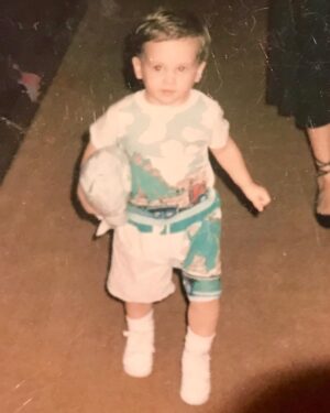 Joslyn Fox Instagram - Strutting down the runway at two years old, Care Bear in tow.

#justkiddingiwasinchurch #makethechurchaisleyourrunway #takemetochurch #takeittotherunway