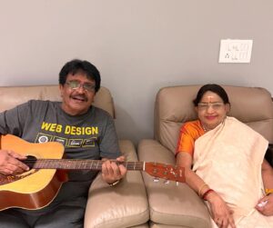 Jovita Livingston Jones Instagram - Another day I would cherish for life… Still can’t believe we spent more than 2 hours at Susheela Amma’s house singing her songs along with HER! This.is.it. It feels like I’ve achieved a milestone in my music journey. It’s going to take a me a while to process to this one 😭❤️

#psusheela #70s #favouritesinger #msvishwanathan #70skollywood #jovitalivingston