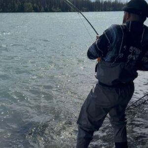 Juan Archuleta Instagram - Heck yeah!!! I got to spend today on the world famous Kenai River! With my Wifey @mrs._archuleta what a lovely time spent in Alaska, big things coming here. I can’t wait to share this experience with y’all! Thanks @1anthonybauer we are making something special here for people to appreciate! #alaskalife #salmon #lastfrontier