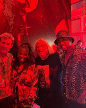 Judge Greg Mathis Instagram - Greg Jr. and I recently attended an event for the Relaunch of “Whoopi and Maya.”