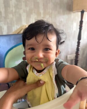 Juhi Godambe Instagram - 9 months of Aryan ❤️
You bring us so much joy! Proud parents ❤️🥹