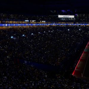 Juliana Velásquez Instagram - COLOMBITAAAAAA 🇨🇴🕯️❤️‍🔥🏟️🩵 
Aquí estamos por ti!!!!!!! 

#SeleccionColombia #CopaAmerica 

Gracias Emilio por este sueño.