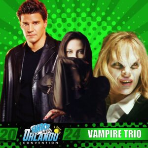 Julie Benz Instagram - 🚨This has never been done before!🚨Photo Op with the Terrible Trio! 🧛‍♀️ 🧛‍♂️ 🧛‍♀️ got to http://fanboyexpo.com for more information #buffythevampireslayer #Buffy #buffyverse #angel #AngelTV #slayinitpodcast #fanboyexpo2024 #fanboy #fanboyexpo #orlandoflorida