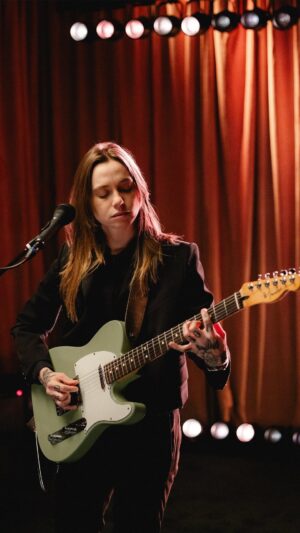 Julien Baker Instagram - All Day and All of the Night ft. @julienrbaker and the all new Player II Series Telecaster. See more at the link in bio.