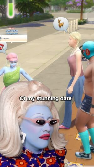 Juno Birch Instagram - Playing the new sims 4 love struck looool 💜