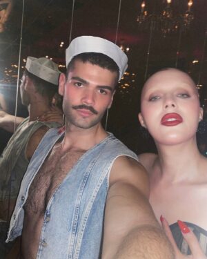 Juriji Der Klee Instagram - Last night at @jeanpaulgaultier & @icon_elpais 
💙🏳️‍🌈Pride party 🤍🏳️‍⚧️