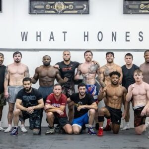 Justin Gaethje Instagram - Earned some frequent flyer miles thanks to this tank @zaurbek_sidakov yesterday. Coach @ben_cherrington157 put us through a great one like always @onxlabs