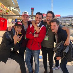 Justin Prentice Instagram - Still living off the high from @f1 !! Thanks @jlcalvo34 !! You're. The. Man full stop.
In the fourth pic, you can see that I wasn't just there to observe, but I'm actually an elite F1 racer.