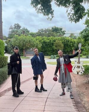 Justin Tranter Instagram - A light smattering of 2023. She was cute. Looking forward to making sure 2024 is c*nt tho. Just saying. 💎💎💙