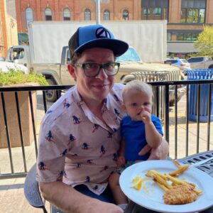 Justin Warner Instagram - Just love this kid more than fish and chips