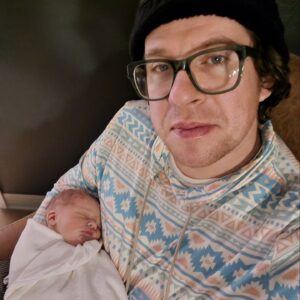 Justin Warner Instagram - One year of Wyatt. One year of his super-mom @maustalk!  Happy birthday, son!
