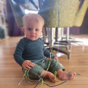 Justin Warner Instagram - One year of Wyatt. One year of his super-mom @maustalk!  Happy birthday, son!