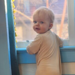 Justin Warner Instagram - One year of Wyatt. One year of his super-mom @maustalk!  Happy birthday, son!