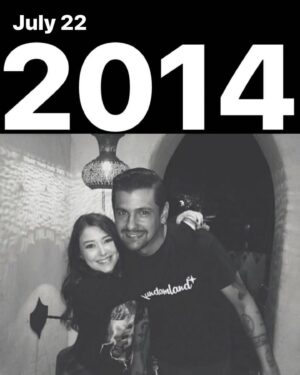 Justin Willits Instagram - TEN YEARS with the beautiful @ally.warren - this is the night we met, on July 22, 2014 - and that’s the day we count our anniversary from because we don’t really know when we started actually dating except it was sometime the following Feb/March/ish - so we count from the moment we met and Ally changed my life forever. She came after me hard and she won, but I’m the one who is the most blessed and thankful that she trapped me 😂 she started as a fan and it didn’t take long til it flipped around and I became HER biggest fan. I love you Ally! 10 years! So much heartache and pain and frustration and sickness and tears and hate from outside has been overcome in those ten years - but we also experienced so much joy and relief and comfort in each other - I’m forever grateful for you ❤️ happy 10th anniversary!!!