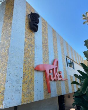 Justin Willits Instagram - Tiki! Fate led me to the Tiki apartments while I was getting my classic bikes fixed today, perfect to get me in the mood for tiki slinging at @exotikonfestival this weekend! They’re doing the @sventikikirsten auction which means tiki history will be all over the shop! Excited! See you Sunday!