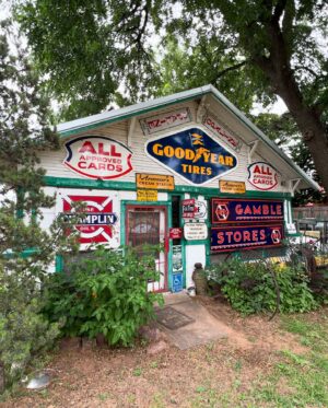 Justin Willits Instagram - Harley Russel, king of the redneck castle in Erick, Oklahoma and the last old time Route 66 rebel.