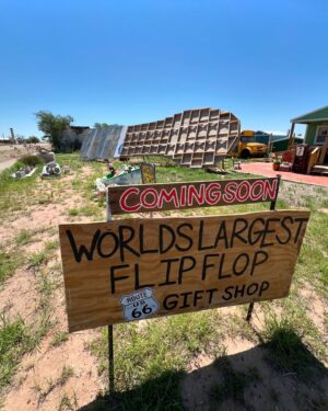 Justin Willits Instagram - Coming soon. 

I am a huge flip flop supporter. That’s why I don’t do politics 😂 but I do get my kicks on #route66
