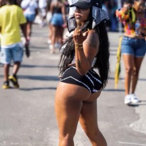 KaMillion Instagram - When I be byke home in Florida it really shows 🙈! Ion know whether to be shame or proud 😂🏀! Somebody just sent me these . I swear I didn’t know it looked like that in the back. It was 100 degrees outside at the block party . I just wanted be stay cool lol

Hat @makehoesmadagain
