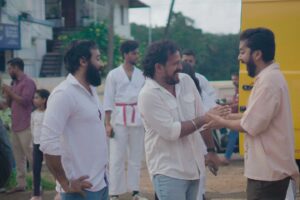Kaarthik Shankar Instagram - My Next 🥰🫣 
I am truly honoured to be a part of the upcoming movie 'Padakuthira' Directed by @salonmsbs
Starring @ajuvarghese @sija_rose_george @actor.sidhique @surajvenjaramoodu .......!
Here are the pictures from the Pooja ceremony of the Film :)
Grateful 🙏 Blessed 🥰