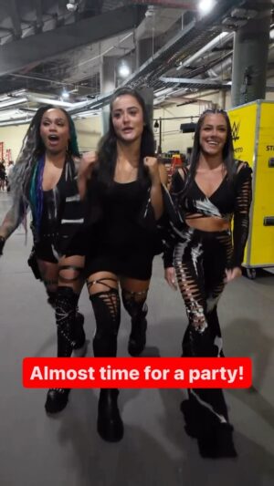 Kacy Catanzaro Instagram - @real_valkyria, @kaydenwwe and @katana_wwe are ready for battle in their Six-Woman Tag Team Match TONIGHT on #WWERaw! 🎉