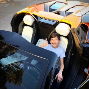 Kadan Rockett Instagram - New illusion, new ride or both?!?! 😂😍😉 Swipe to see all the pics!  What’s your favorite car???#Lamborghini #KidMagician #KidMagic #lambo #lambocarphoto #coolcar #coolcars #coolcarclub #niceride #awesomecars #awesomecar #supercars #supercar #supercarlovers #pimpmyride #tothebatcave