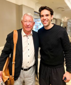 Kaká Instagram - Every conversation is a lesson, thank you Sir Alex Ferguson!