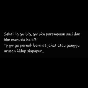 Kalina Ocktaranny Instagram - Cape gw jaga perasaan org sampe gw lupa utk jaga perasaan gw sendiri!!!!

Dan knp gw menceraikan atau memutuskan mrk? Krn mrk ga layak lg utk gw perjuangkan!!!

ENOUGH!!!!