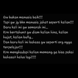 Kalina Ocktaranny Instagram - Gw diam.. Gw introspeksi diri!!
Apa harus gw kasih tau kalian???
Yg kalian tau gw selalu bahagia..
Sekali gw nangis diblg jual air mata!!
Lu semua manusia munafik!!!!
Lu semua blm tentu kuat pakai sepatu gw, walaupun cuma 1 jam!!!!

❤️K