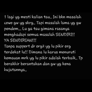 Kalina Ocktaranny Instagram - Cape gw jaga perasaan org sampe gw lupa utk jaga perasaan gw sendiri!!!!

Dan knp gw menceraikan atau memutuskan mrk? Krn mrk ga layak lg utk gw perjuangkan!!!

ENOUGH!!!!