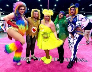Kalorie Karbdashian-Williams Instagram - KARE BEAR STARE!!!!!

As this weekend comes to an end. I’m fillEd woth bitter sweetness. I’m so damn tired but seeing everyone and being with this group of people has been so rewarding! I don’t think I could have done this with out you all! Especially since you guys are now my voice lol 
If your at dragcon come to booth 701 for some pictures and merch! Xoxoxo 

Cheers to us for surviving!! can’t wait for the next few days of relaxation!! 

I love you!
@rupaulsdragcon @rupaulsdragrace #dragcon2022