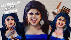 Kalorie Karbdashian-Williams Instagram - Today is Monday! And the WAIT is finally over for my first ever Karbdashian make up tutorial!!!!!! 
Head over to my YouTube channel now to take a look. Link is in the bio. 

Video edit by 
@jv_studios505 
505.330.1099
Http://www.JVstudiosLLC.com
Insta: http://instagram.com/jv_studios505
Facebook: http://Facebook.com/jv_studios505  

#youtube #influencer #makeup #makeuplooks #draglooks #dragqueen #gay #gayboy  #lkw #kardashian #blue #rpdr #drag