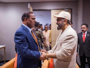 Kamal Haasan Instagram - Honoured to meet with you, Dato' Seri @anwaribrahim_my and have an enlightening discussion on a wide range of issues.

I was delighted to hear your views on the bilateral relations between our countries and concur with you on the important role of cinema and the strict no-tolerance approach towards corruption in society. It was delightful to meet Datuk Seri M. Saravanan, and have an engaging exchange on a range of developments for our two great nations. @datuk_sara

It was delightful to meet Datuk Seri M. Saravanan, and have an engaging exchange on a range of developments for our two great nations. @datuk_sara