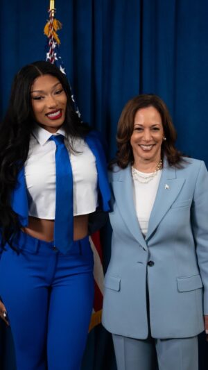 Kamala Harris Instagram - We are not going back @theestallion.