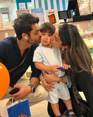 Karan Wahi Instagram - Mumma & Maama Day 
@eshankawahi 

BOYZ and Our Love for CARS😃🏎️
#kabir ❤️ #zarir