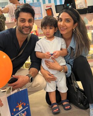 Karan Wahi Instagram - Mumma & Maama Day 
@eshankawahi 

BOYZ and Our Love for CARS😃🏎️
#kabir ❤️ #zarir
