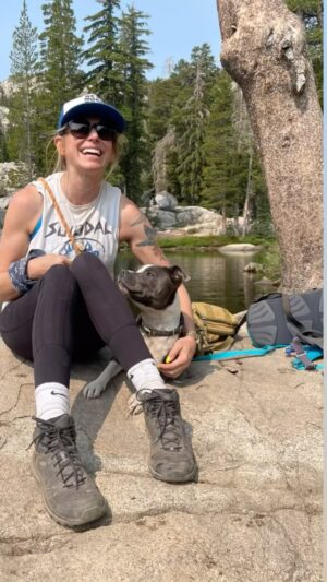 Kari Byron Instagram - Adventuring with my favorite road dog.

#crashtestgirl #doglife #outdoors #adventure