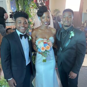 Karimah Westbrook Instagram - Them James boys.🌞 #bts #Family #Reunited #AllAmerican