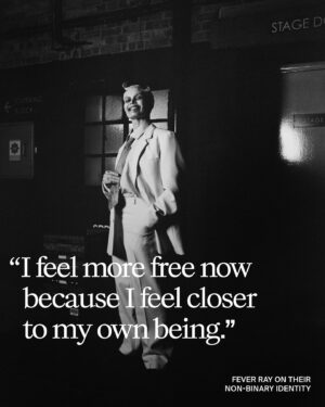 Karin Dreijer Instagram - Dreijer began publicly using they/them pronouns around 2018 and ever since they’ve learnt to understand themselves better.⁠
⁠
And beyond gender binaries, therapy and an ADHD diagnosis has helped them understand how they perceive and function in the world as they continue to confront their issues with fear and confidence.⁠
⁠
“I don’t like to be afraid of things. I have to overcome them. This has taken years, but it’s a good practice.”⁠
⁠
Fever Ray speaks to a conception of gender and selfhood that feels increasingly salient. In deconstructing and making new pop and electronic textures, and complicating the human voice, Dreijer also complicates societal defaults, the deeply embedded norms.⁠
⁠
“I am part of a long history of storytellers in queer performance. I’m very grateful to be just one author in that history.”⁠
⁠
For more from our interview with Fever Ray, read the new issue of GAY TIMES Magazine at the link in bio.⁠
⁠
Words by @annagranola⁠
Photography by @lydia_garnett